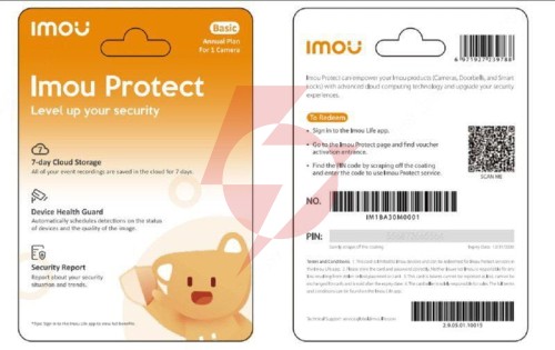 Karta chmura imou protect basic