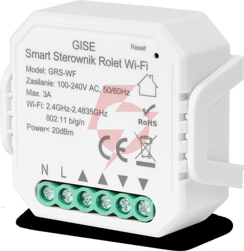 Gise smart sterownik roletowy wifi gen 2 | tuya | grs-wf