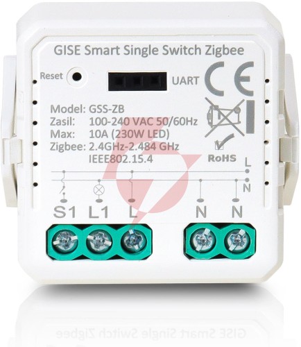 Gise smart pojedynczy moduł przekaźnikowy zigbee | tuya | gss-zb