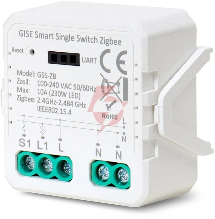 Gise smart pojedynczy moduł przekaźnikowy zigbee | tuya | gss-zb