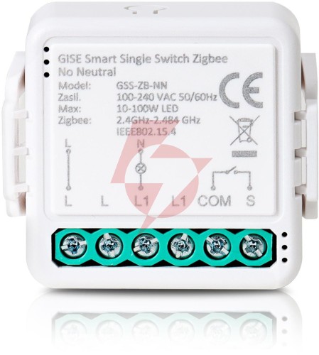 Gise smart pojedynczy moduł przekaźnikowy (bez n) zigbee | tuya | gss-zb-nn