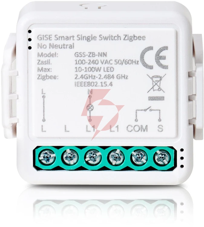 Gise smart pojedynczy moduł przekaźnikowy (bez n) zigbee | tuya | gss-zb-nn
