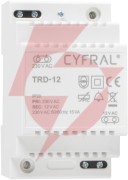 Domofon cyfral cosmo 1-lokatorski kaseta czarna/unifon czarny