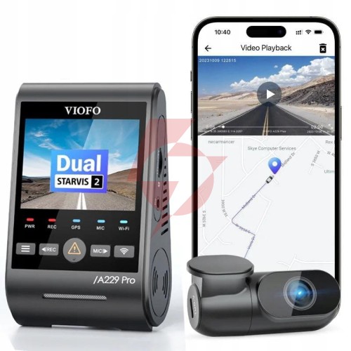 Kamera samochodowa viofo a229 pro 2ch