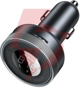 Transmiter fm ładowarka samochodowa baseus enjoy cclh-01 3.4a 2x usb-a jack 3.5mm bt 5.0
