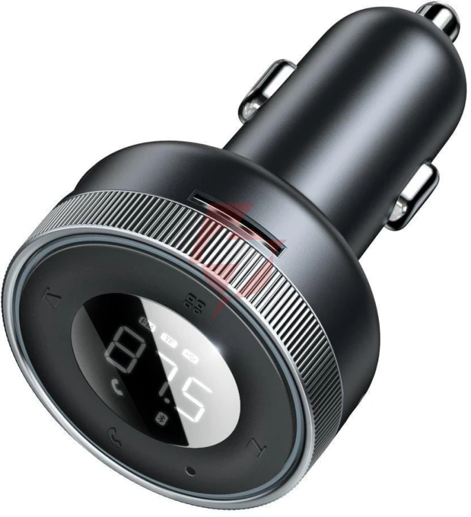 Transmiter fm ładowarka samochodowa baseus enjoy cclh-01 3.4a 2x usb-a jack 3.5mm bt 5.0