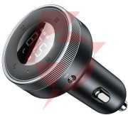 Transmiter fm ładowarka samochodowa baseus enjoy cclh-01 3.4a 2x usb-a jack 3.5mm bt 5.0