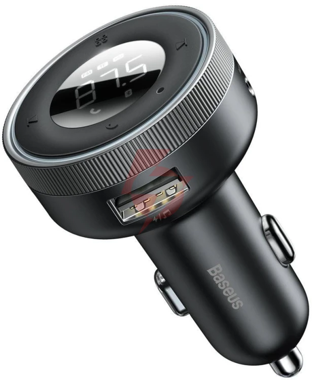 Transmiter fm ładowarka samochodowa baseus enjoy cclh-01 3.4a 2x usb-a jack 3.5mm bt 5.0