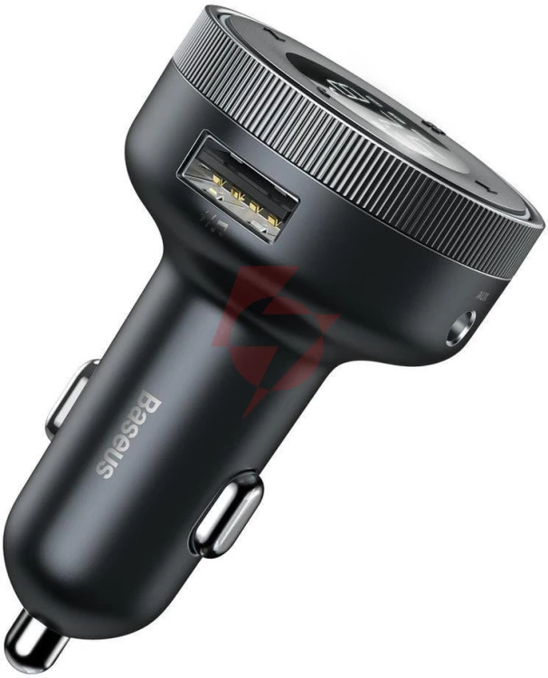 Transmiter fm ładowarka samochodowa baseus enjoy cclh-01 3.4a 2x usb-a jack 3.5mm bt 5.0