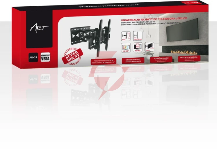 Uchwyt tv ścienny led/lcd art 32-100