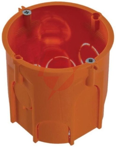 Puszka pk60 lux głęboka z wkrętami pomarańczowa pawbol a.0001ldp