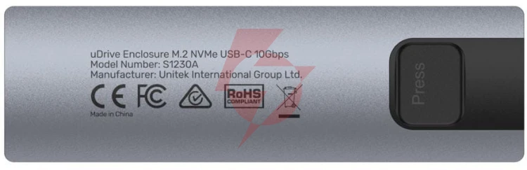 Obudowa dysku unitek s1230a m.2 10gbps 