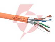 Kabel skrętka solarix cat.6a stp lsoh b2ca s1d1a1 szpula 500m