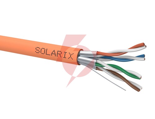 Kabel skrętka solarix cat.6a stp lsoh b2ca s1d1a1 szpula 500m
