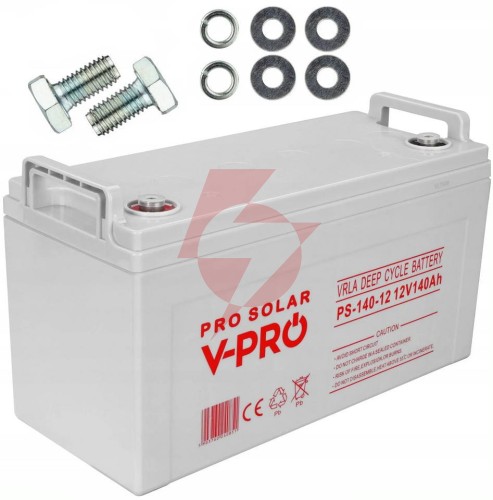 Akumulator volt polska deep cycle vpro solar 12v 140ah vrla bezobsługowy