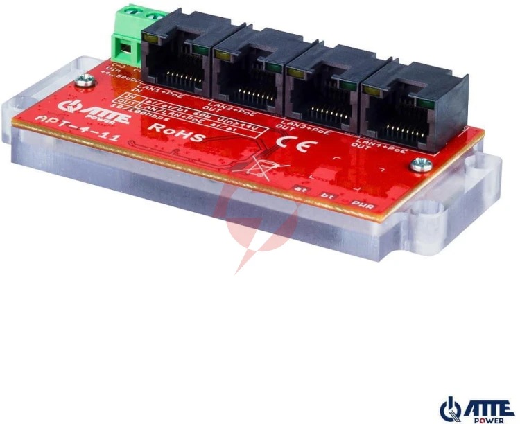 Atte apt-4-11 switch poe 4 portowy 10/100mbps, extender
