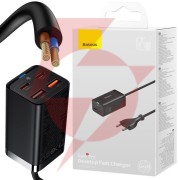 Ładowarka sieciowa baseus gan 3 pro desktop charger ccgp040101 65w 2x usb-a 2x usb-c pd 3.0 qc 4.0