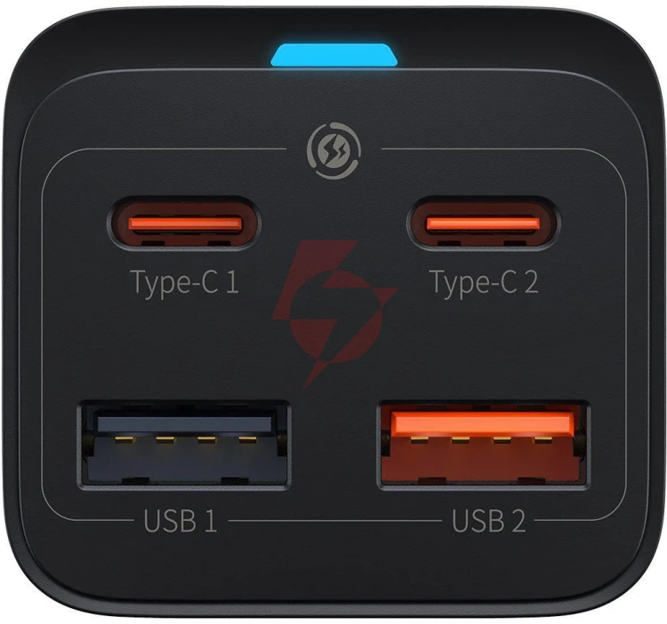 Ładowarka sieciowa baseus gan 3 pro desktop charger ccgp040101 65w 2x usb-a 2x usb-c pd 3.0 qc 4.0
