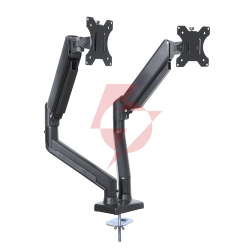 Uchwyt biurkowy na 2 monitory 13-32" um-116 wspomaganie gazowe 2-9kg