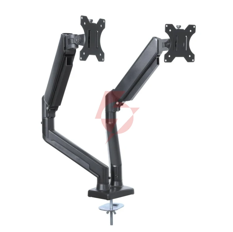 Uchwyt biurkowy na 2 monitory 13-32" um-116 wspomaganie gazowe 2-9kg