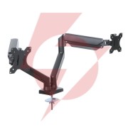 Uchwyt biurkowy na 2 monitory 13-32" um-116 wspomaganie gazowe 2-9kg