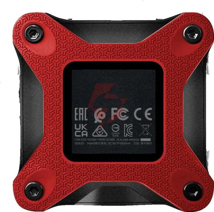 Dysk zewnętrzny ssd adata sd620 512gb czerwony