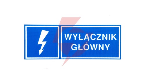 Tabliczka /znak informacyjny/ TZI 37x105S WYL.GL. E04TZ-01041210200 /10szt./