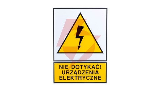 Tabliczka /znak ostrzegawczy/ TZO 210X297P N.D.U.E. E04TZ-01012150100 /10szt./