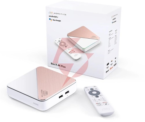 Android tv box homatics r 4k plus wifi 4gb ram/32gb rom + dekoder dvb-t2 h.265