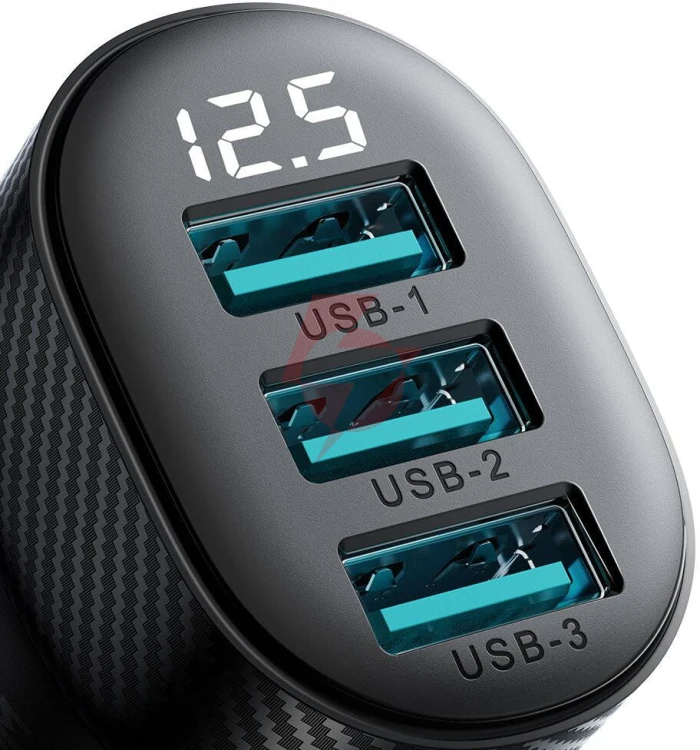 Ładowarka samochodowa joyroom jr-ccd03 17w 3.4a 3x usb-a
