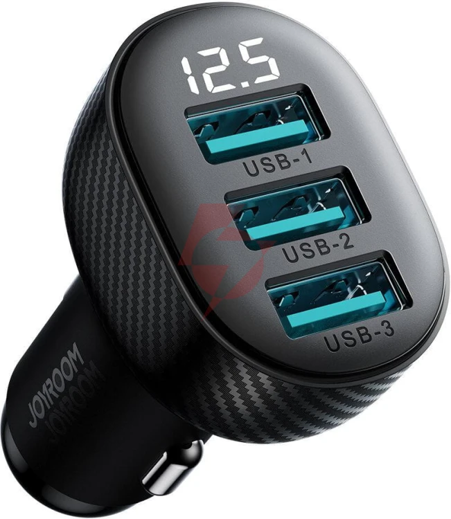 Ładowarka samochodowa joyroom jr-ccd03 17w 3.4a 3x usb-a