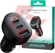 Ładowarka samochodowa joyroom jr-ccd04 30w 4a 2x usb-c 1x usb-a pd qc 3.0