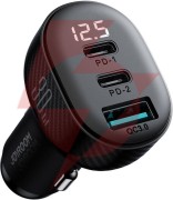 Ładowarka samochodowa joyroom jr-ccd04 30w 4a 2x usb-c 1x usb-a pd qc 3.0