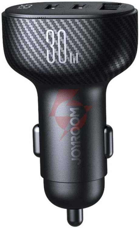 Ładowarka samochodowa joyroom jr-ccd04 30w 4a 2x usb-c 1x usb-a pd qc 3.0
