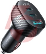Ładowarka samochodowa joyroom jr-ccd04 30w 4a 2x usb-c 1x usb-a pd qc 3.0