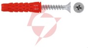 Kołek uniwersalny 10x50/70, wkręt z łbem stożkowym, karton (sfxp-10050070 x 50szt.)