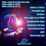 Kabel hdmi 2.1 8k spacetronik sh-spr015 1,5m
