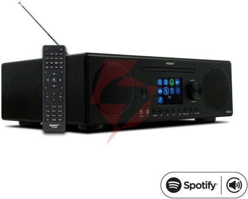 Radio internetowe ferguson regent i450s czarne - wifi/dab+/fm/cd/bt/spotify