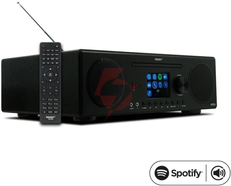 Radio internetowe ferguson regent i450s czarne - wifi/dab+/fm/cd/bt/spotify