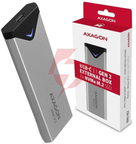 Obudowa dysku m.2 axagon eem2-ug2 usb-c 3.2 gen 2 - m.2 nvme 