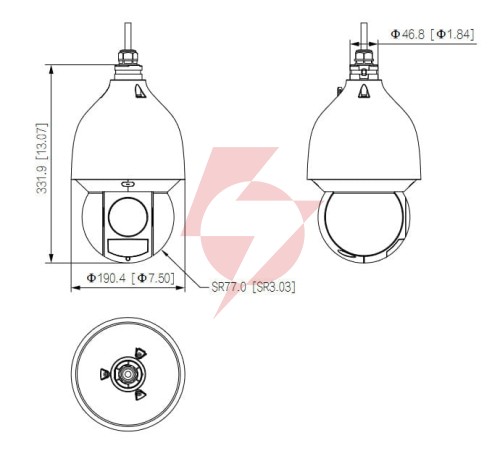 Kamera ip dahua sd5a425gb-hnr