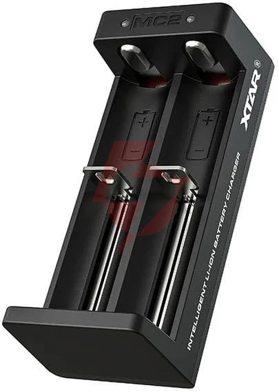 Ładowarka do akumulatorów cylindrycznych li-ion 18650 xtar mc2c usb-c