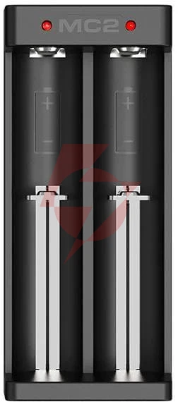 Ładowarka do akumulatorów cylindrycznych li-ion 18650 xtar mc2c usb-c