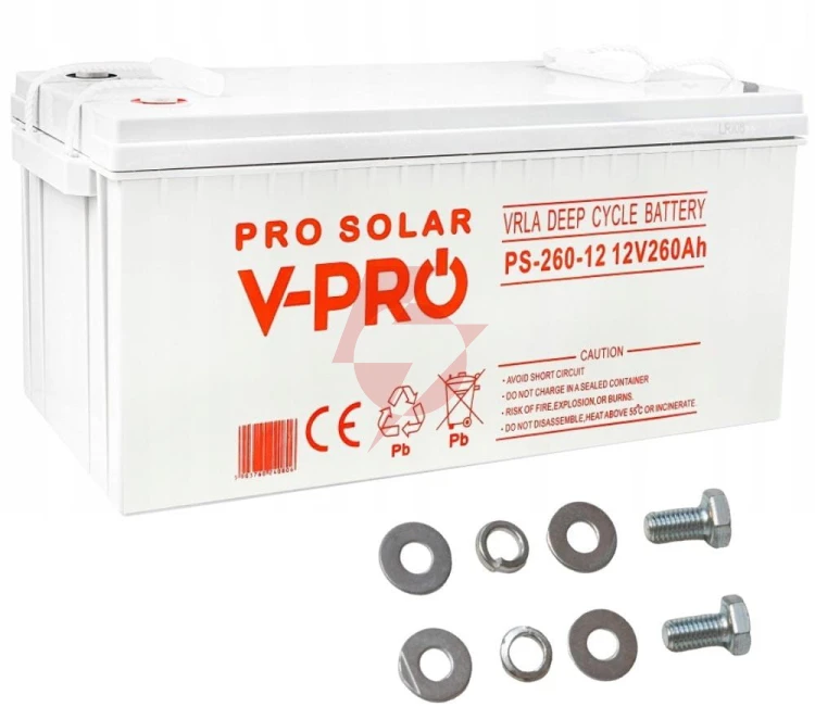 Akumulator volt polska deep cycle vpro solar 12v 260ah vrla bezobsługowy