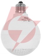 Głośnik kulowy hqm-sk313 3w 100v gwint e27 biały