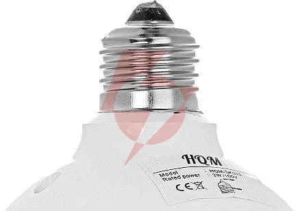 Głośnik kulowy hqm-sk313 3w 100v gwint e27 biały