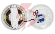 Głośnik kulowy hqm-sk313 3w 100v gwint e27 biały