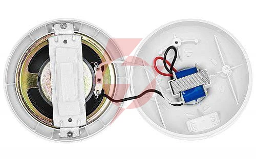 Głośnik kulowy hqm-sk313 3w 100v gwint e27 biały