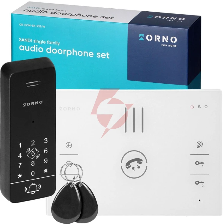 Zestaw domofon orno or-dom-ba-933/w