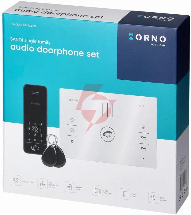 Zestaw domofon orno or-dom-ba-933/w